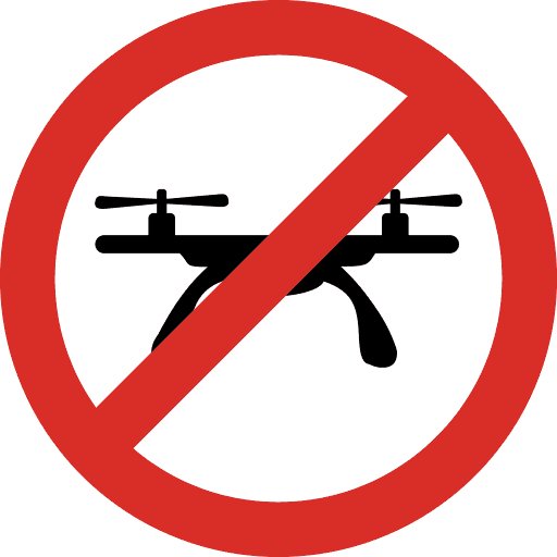 No drones sign